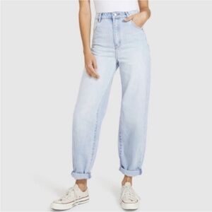 Rolla’s Genie Light Wash 80s Balloon Leg Super High Rise Jeans Stella Blues 30